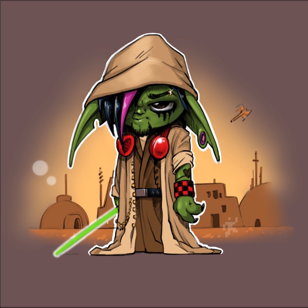 Teen Goth Yoda